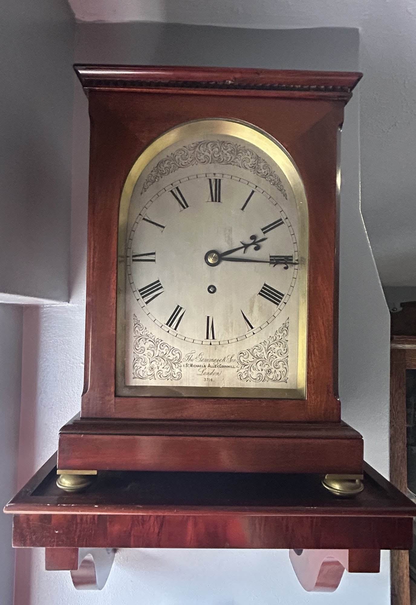 Nice Regency English Fusee Bracket Clock – Ca 1850 - Image 14