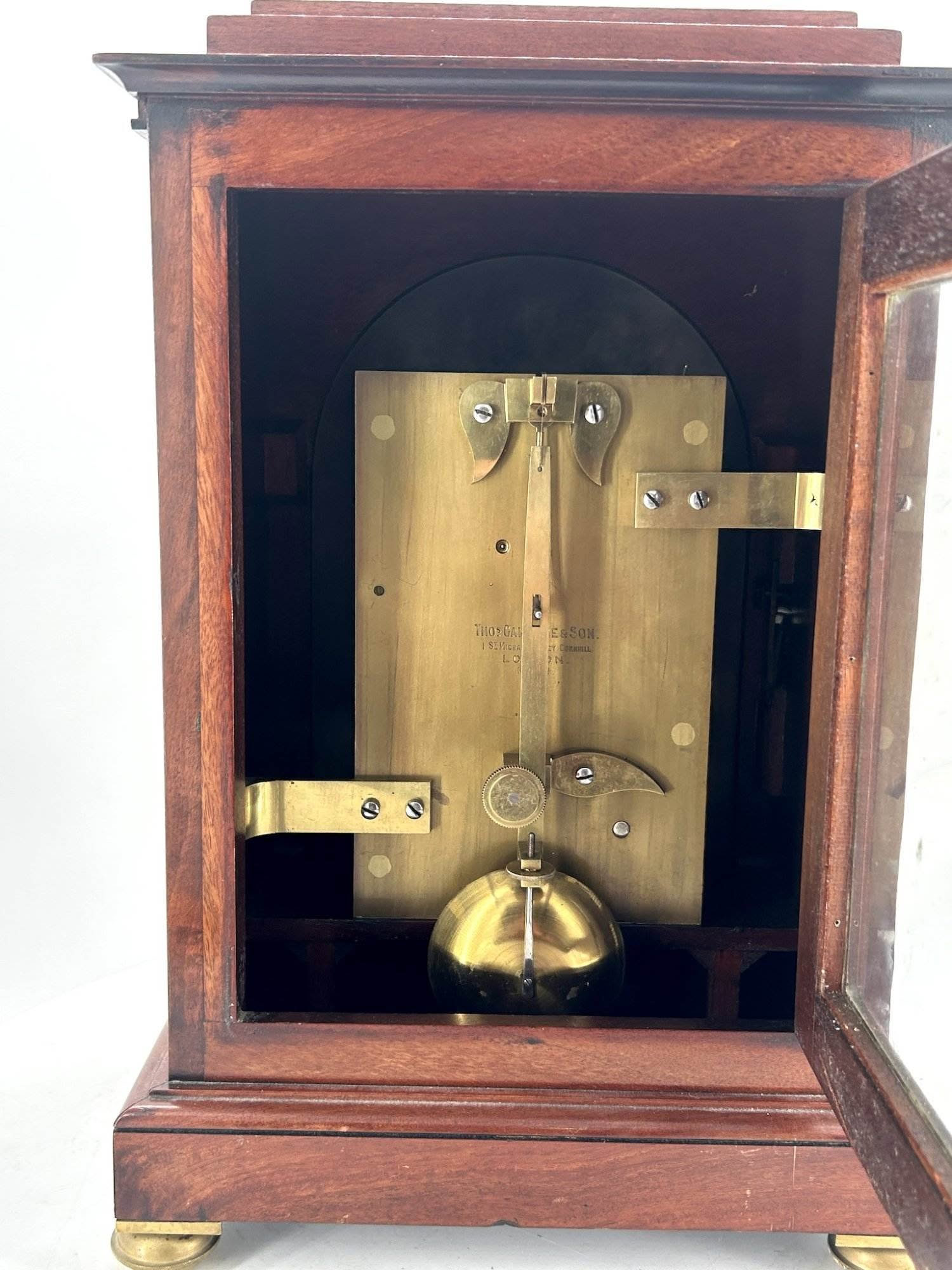 Nice Regency English Fusee Bracket Clock – Ca 1850 - Image 5