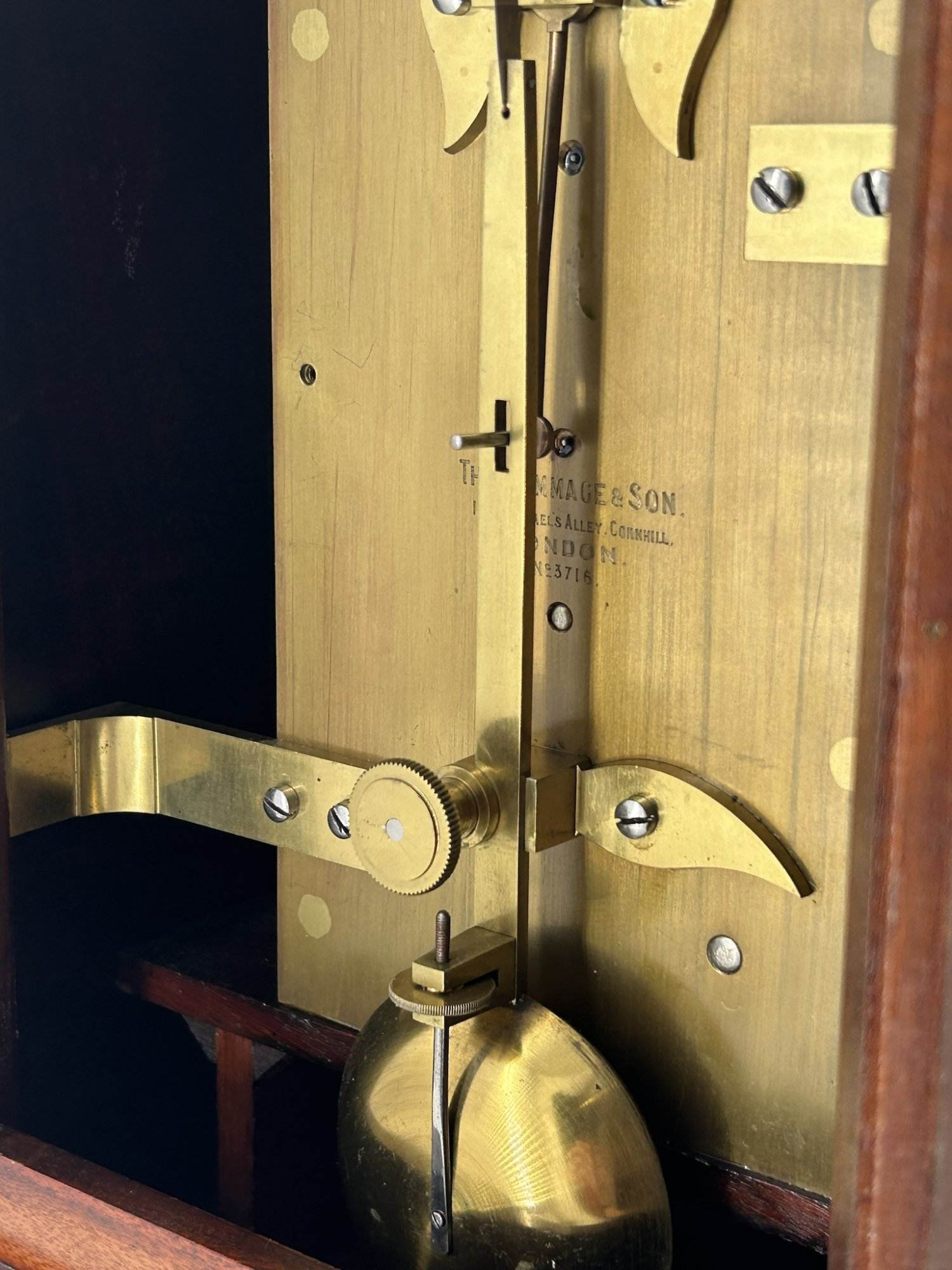 Nice Regency English Fusee Bracket Clock – Ca 1850 - Image 6