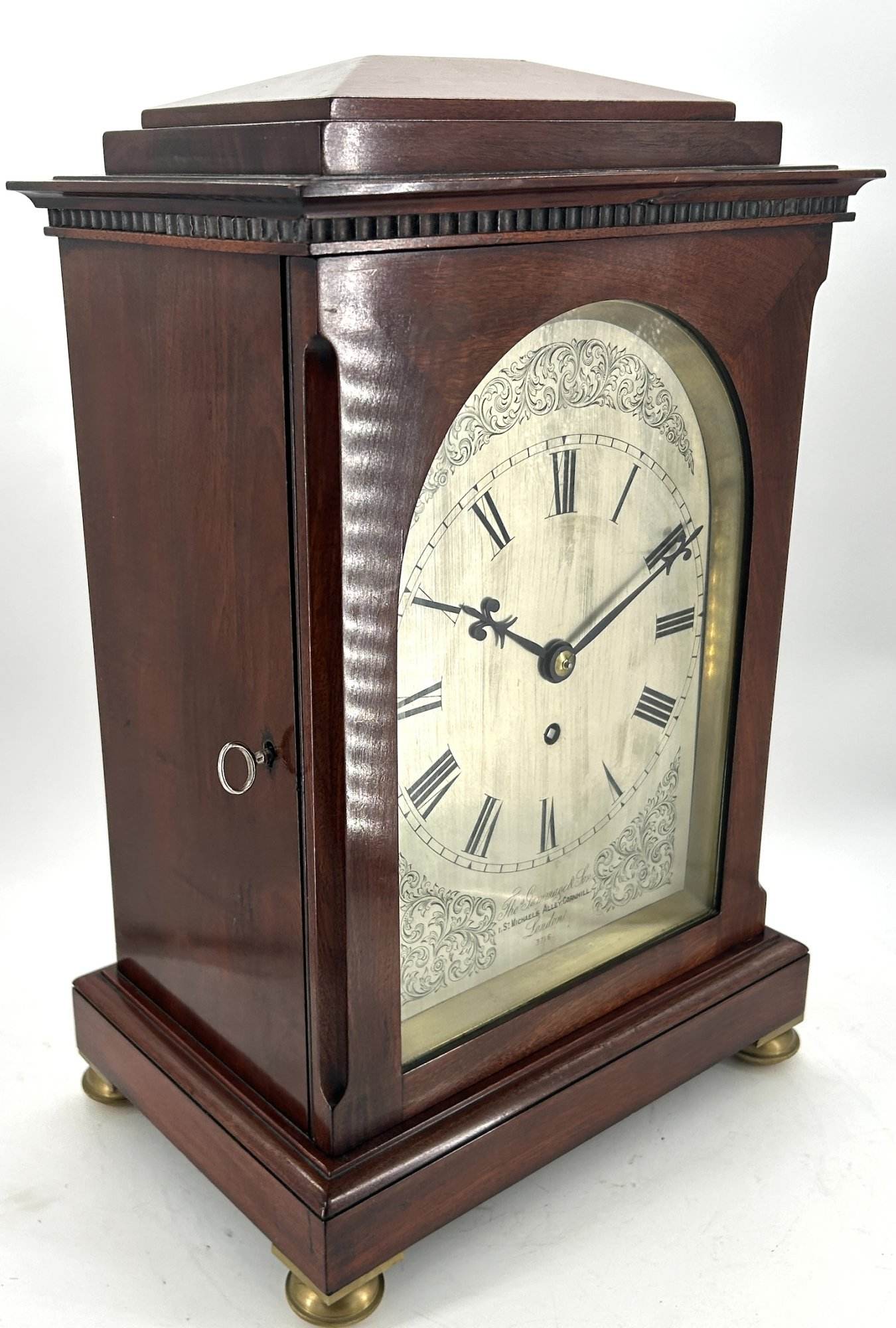Nice Regency English Fusee Bracket Clock – Ca 1850 - Image 4