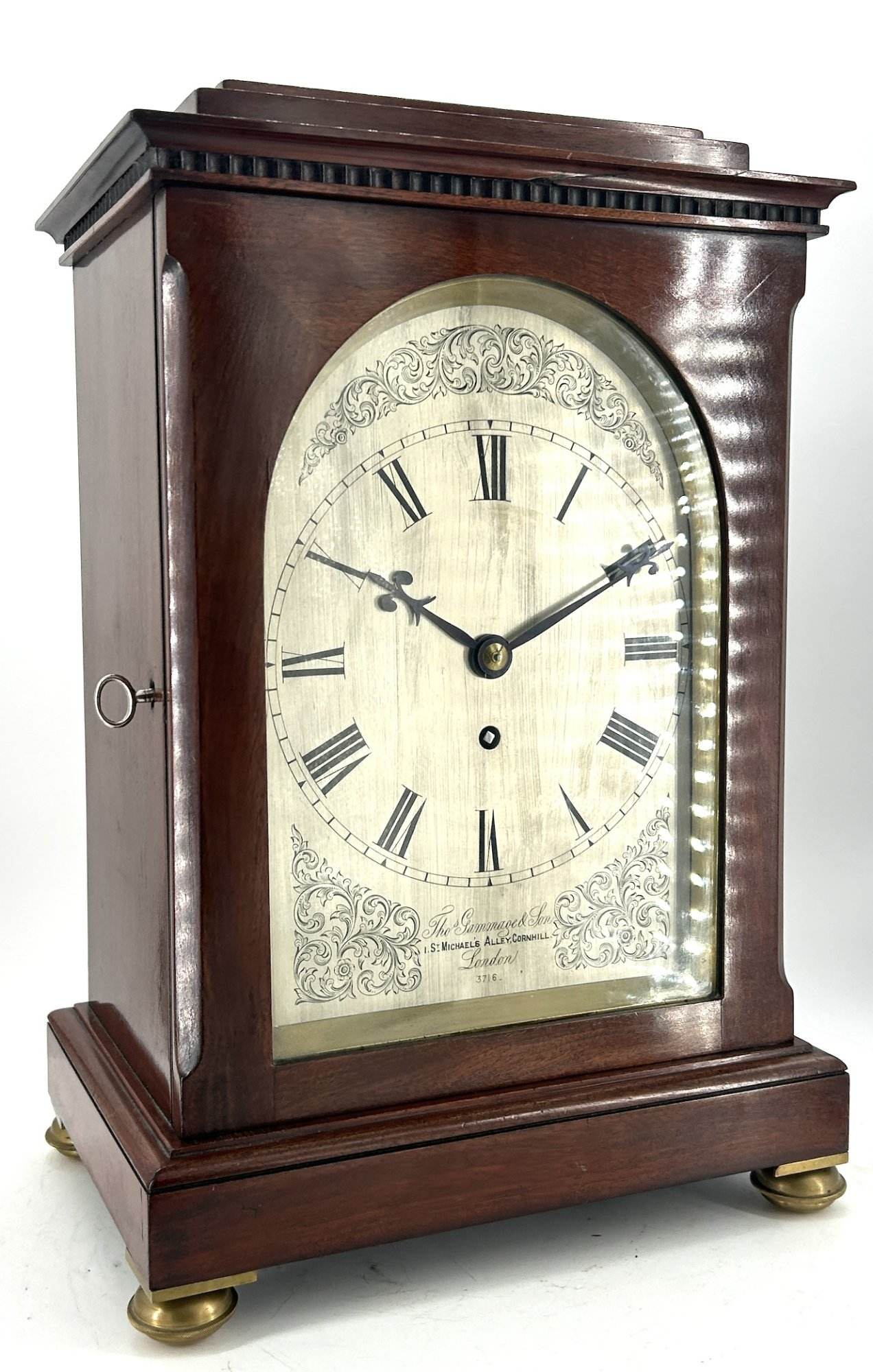 Nice Regency English Fusee Bracket Clock – Ca 1850 - Image 8