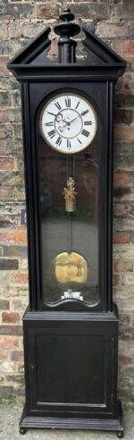 Fantastic French miniature figural Mantel clock ca 1890.