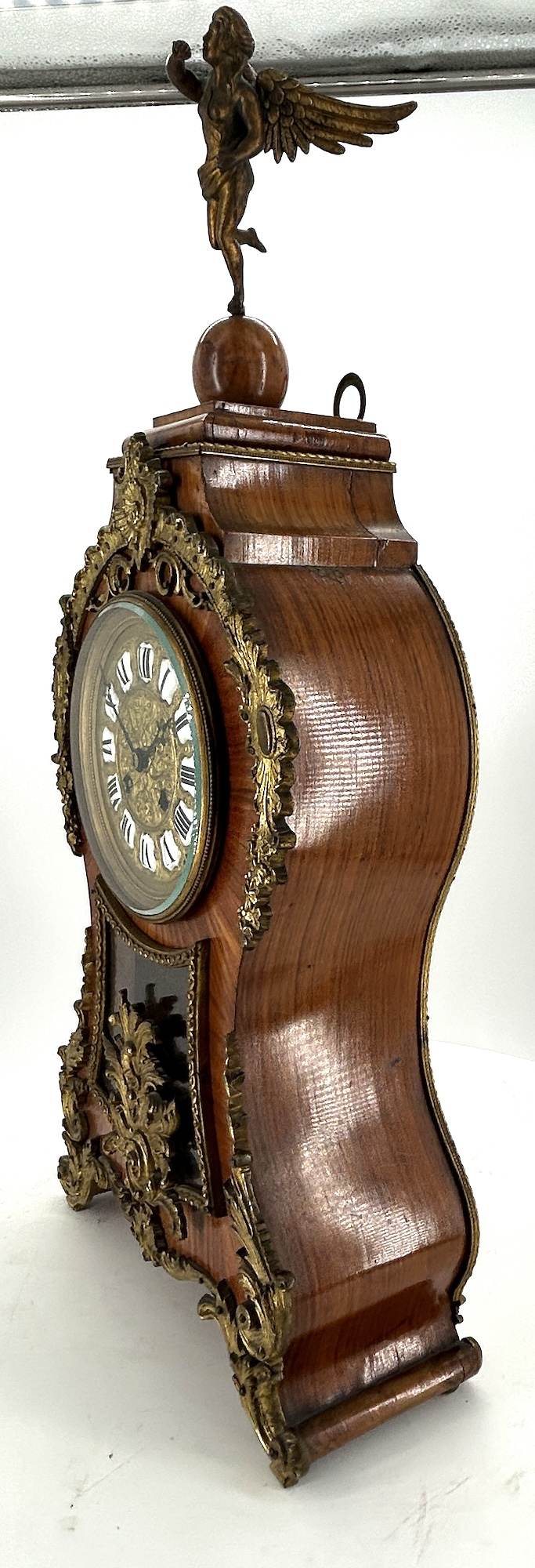 Lovely Kingwood Ormolu Boulle Mantel Clock – Ca 1850 - Image 11