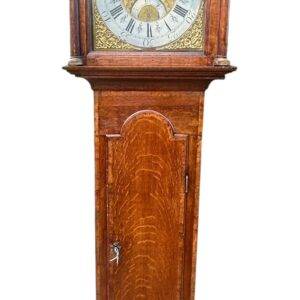 Fantastic Antique English oak case Long Case clock – c 1780