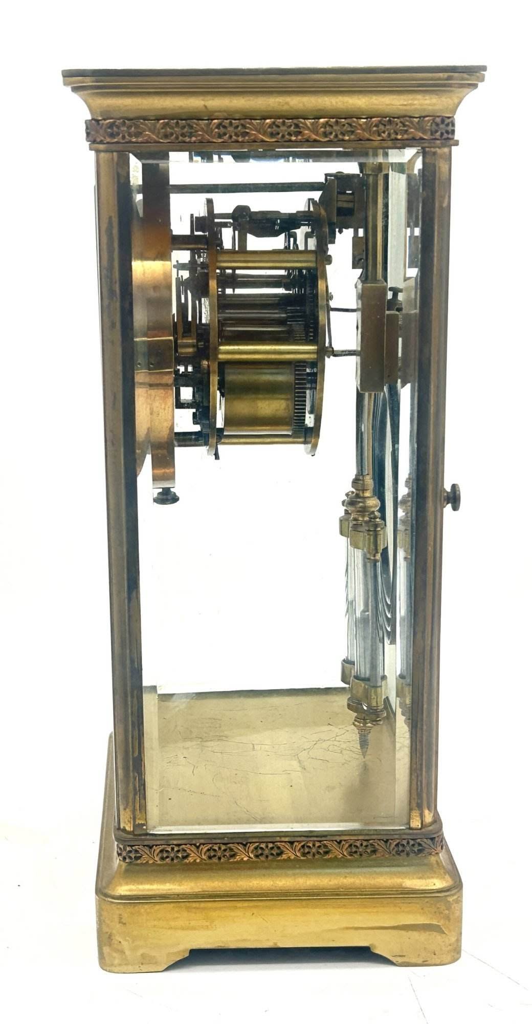 Fabulous French 4 glass regulator Mantel Clock – ca1880 - Image 6