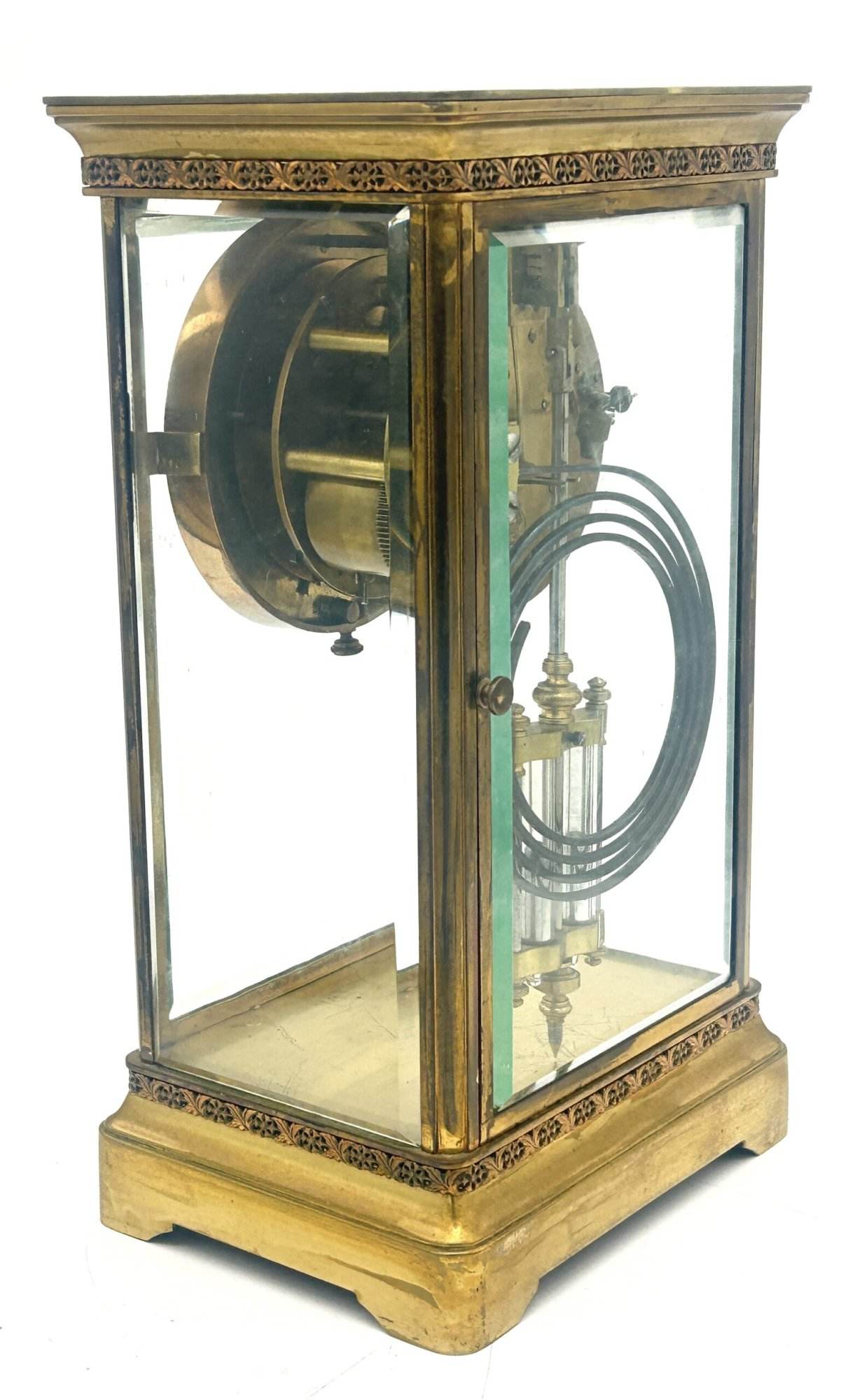 Fabulous French 4 glass regulator Mantel Clock – ca1880 - Image 7