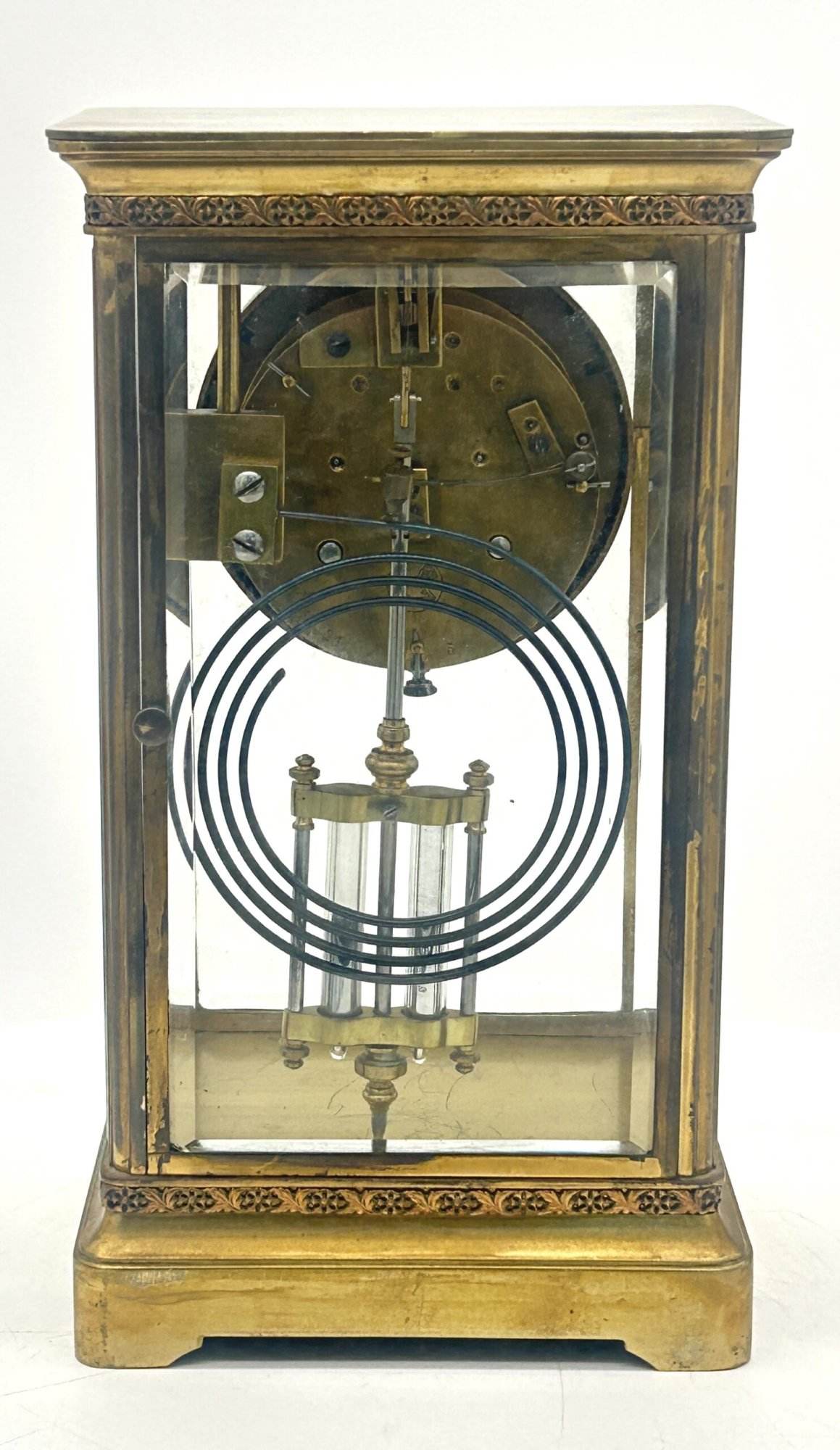 Fabulous French 4 glass regulator Mantel Clock – ca1880 - Image 9