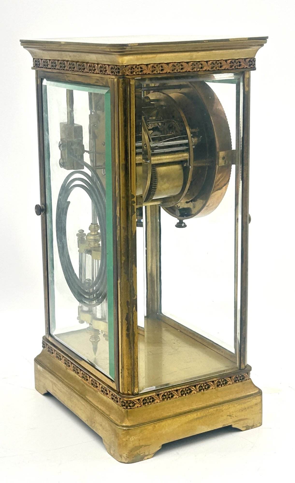 Fabulous French 4 glass regulator Mantel Clock – ca1880 - Image 10