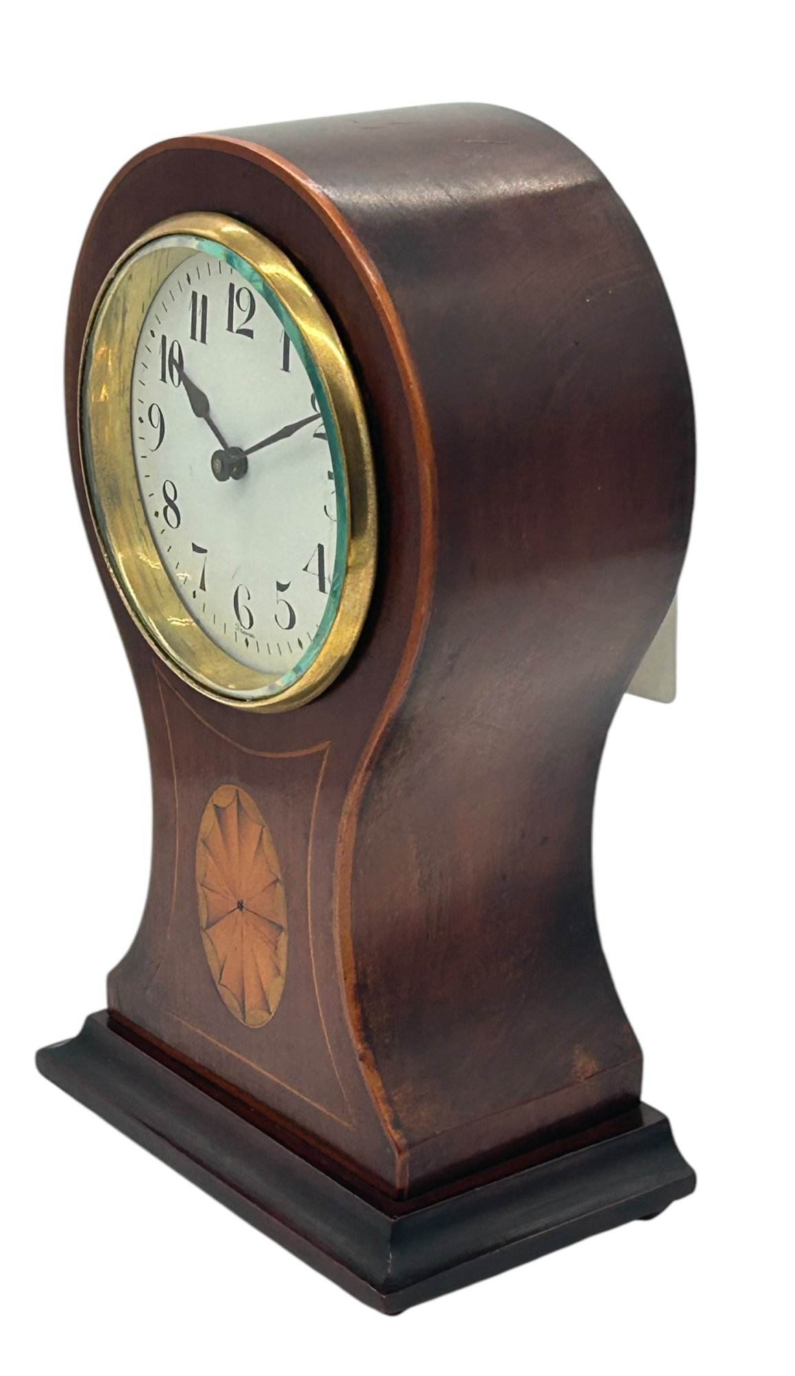 Lovely Edwardian Balloon Shape Mantel Clock – ca 1905 - Image 7