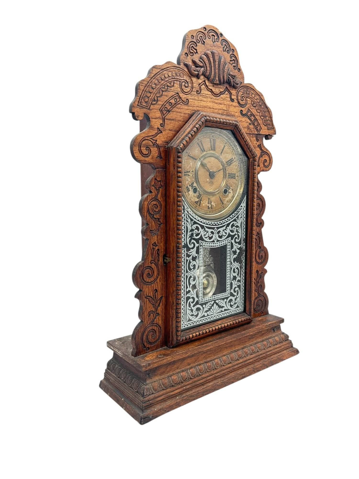 Awesome Ansonia Gingerbread Clock – ca 1880 - Image 8