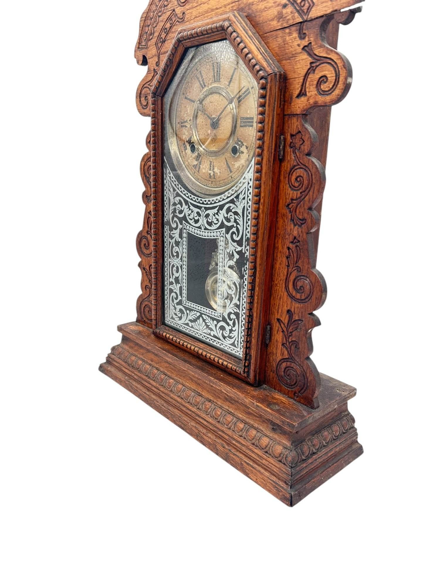 Awesome Ansonia Gingerbread Clock – ca 1880 - Image 4