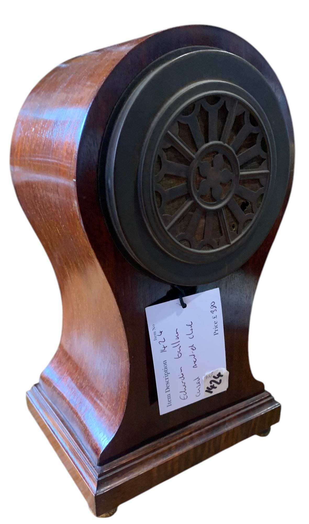 Wonderful Edwardian balloon Shape Mantel Clock – ca1900 - Image 9