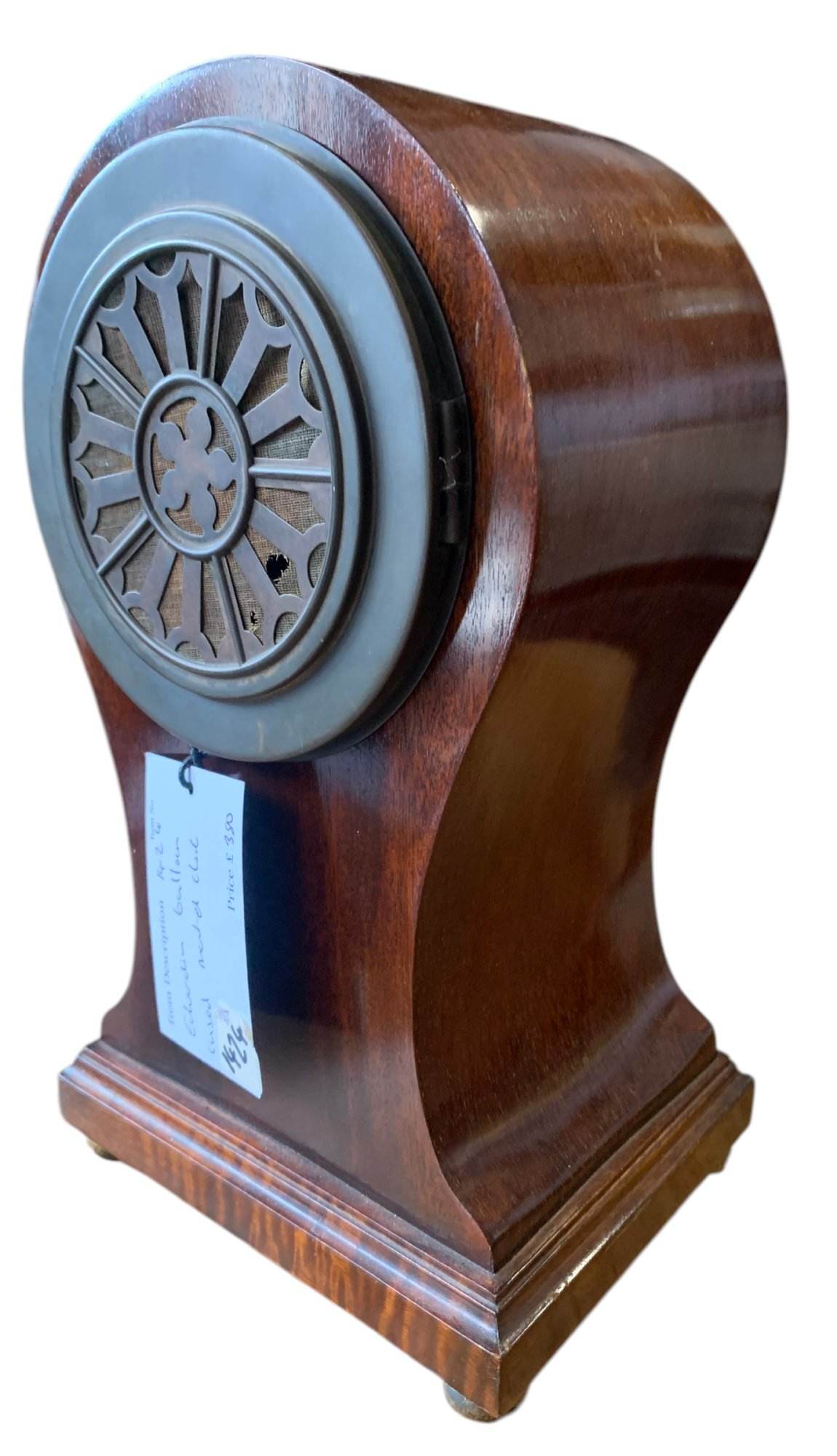Wonderful Edwardian balloon Shape Mantel Clock – ca1900 - Image 8