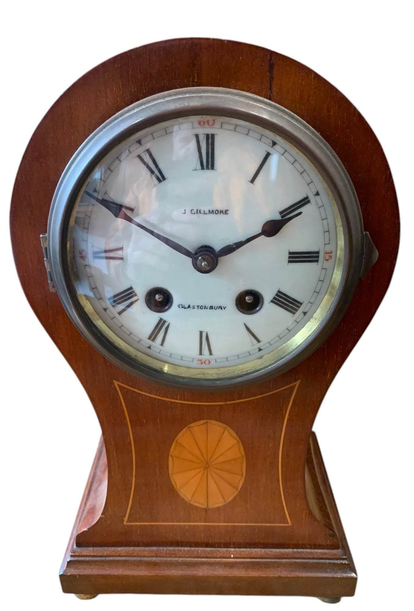 Wonderful Edwardian balloon Shape Mantel Clock – ca1900