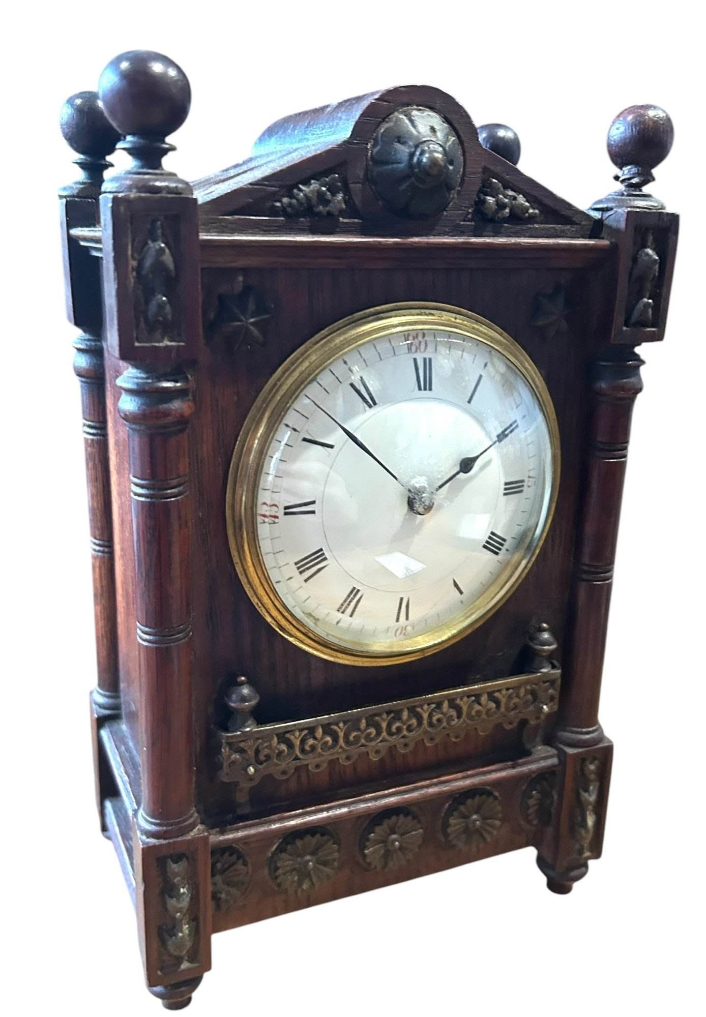 Wonderful Arts & Crafts Style Mantel Clock – ca1900 - Image 4