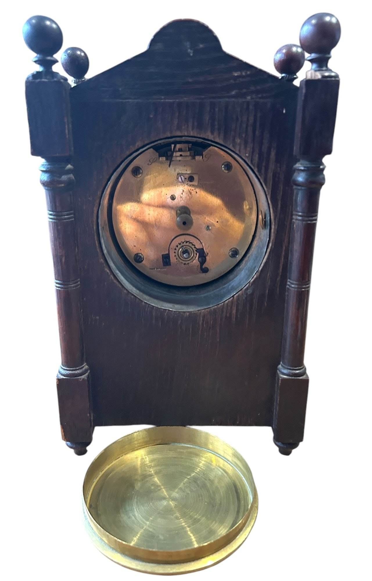 Wonderful Arts & Crafts Style Mantel Clock – ca1900 - Image 2