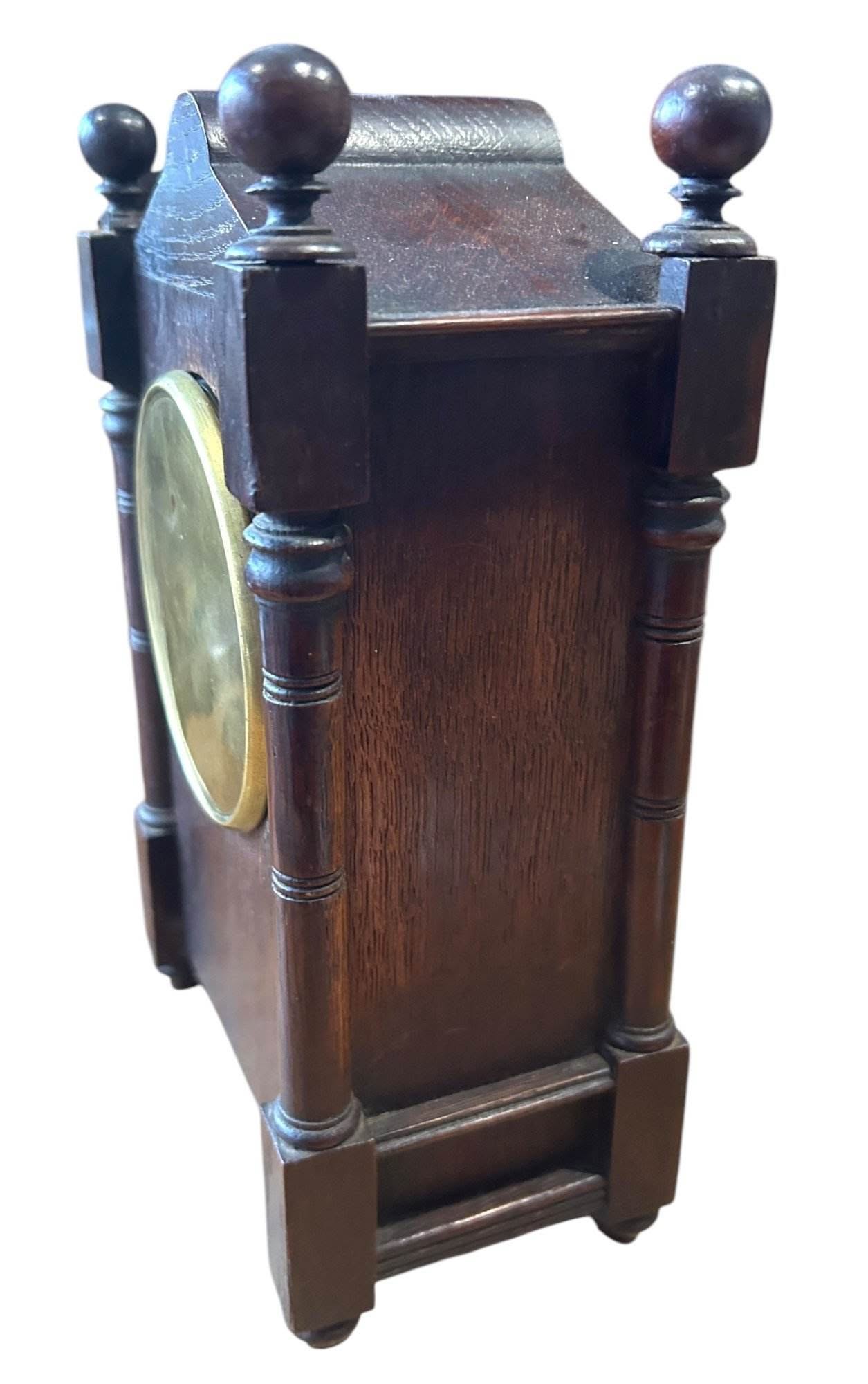 Wonderful Arts & Crafts Style Mantel Clock – ca1900 - Image 7