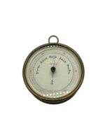 Antique compensating aneroid wall Barometer
