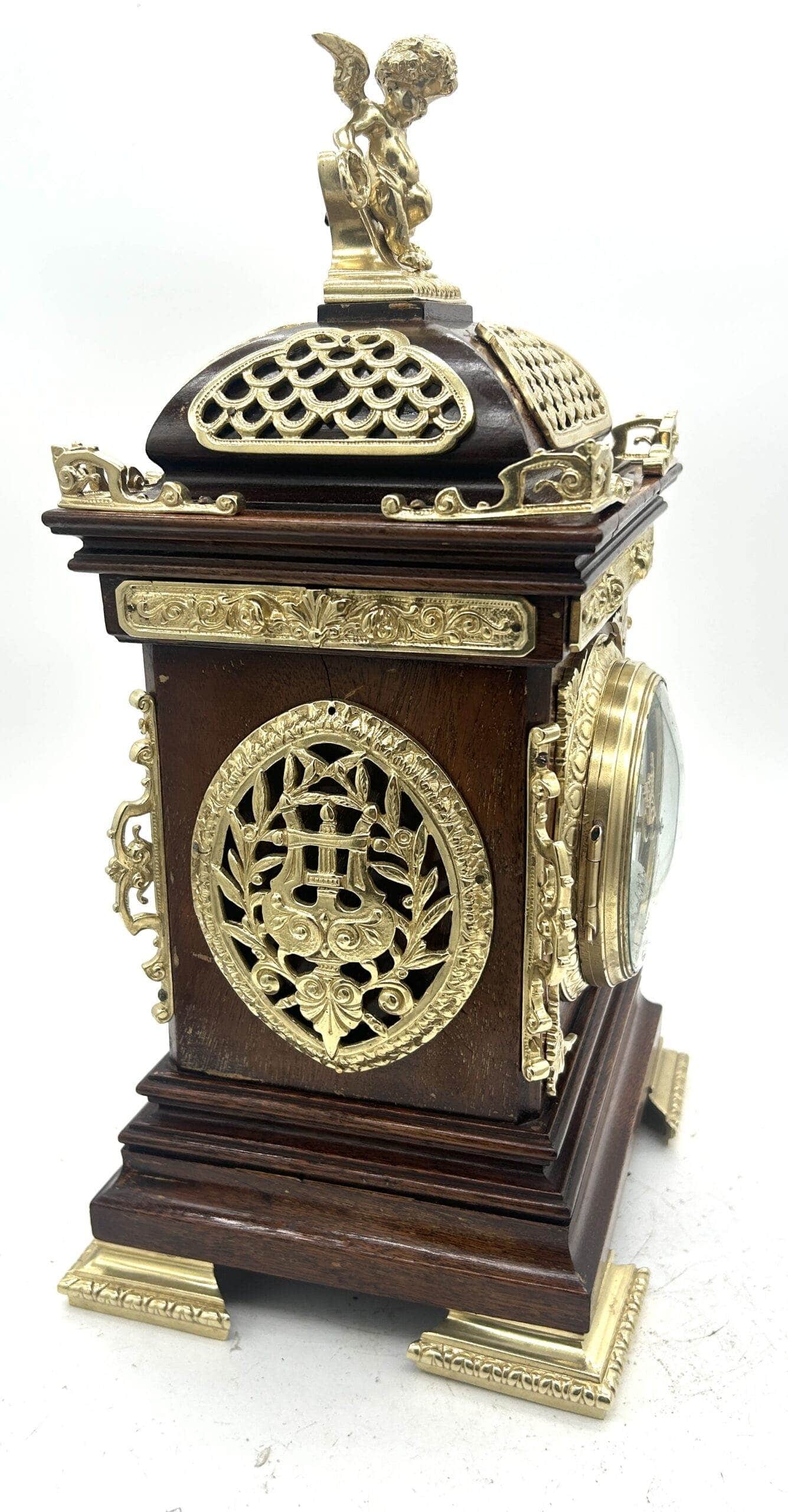 Fabulous Antique French cubed Mantel Clock – ca1880 - Image 3