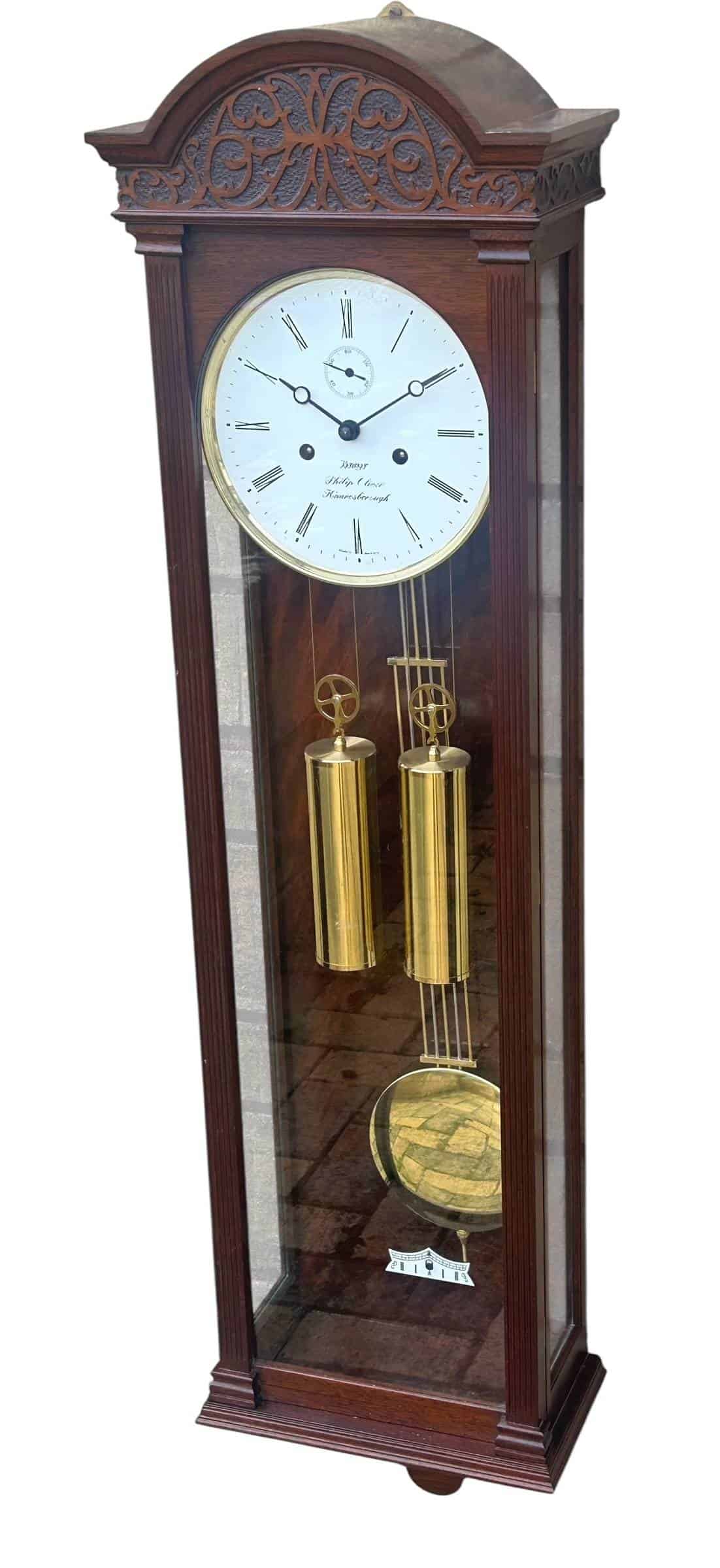 Kieninger twin weight wall clock