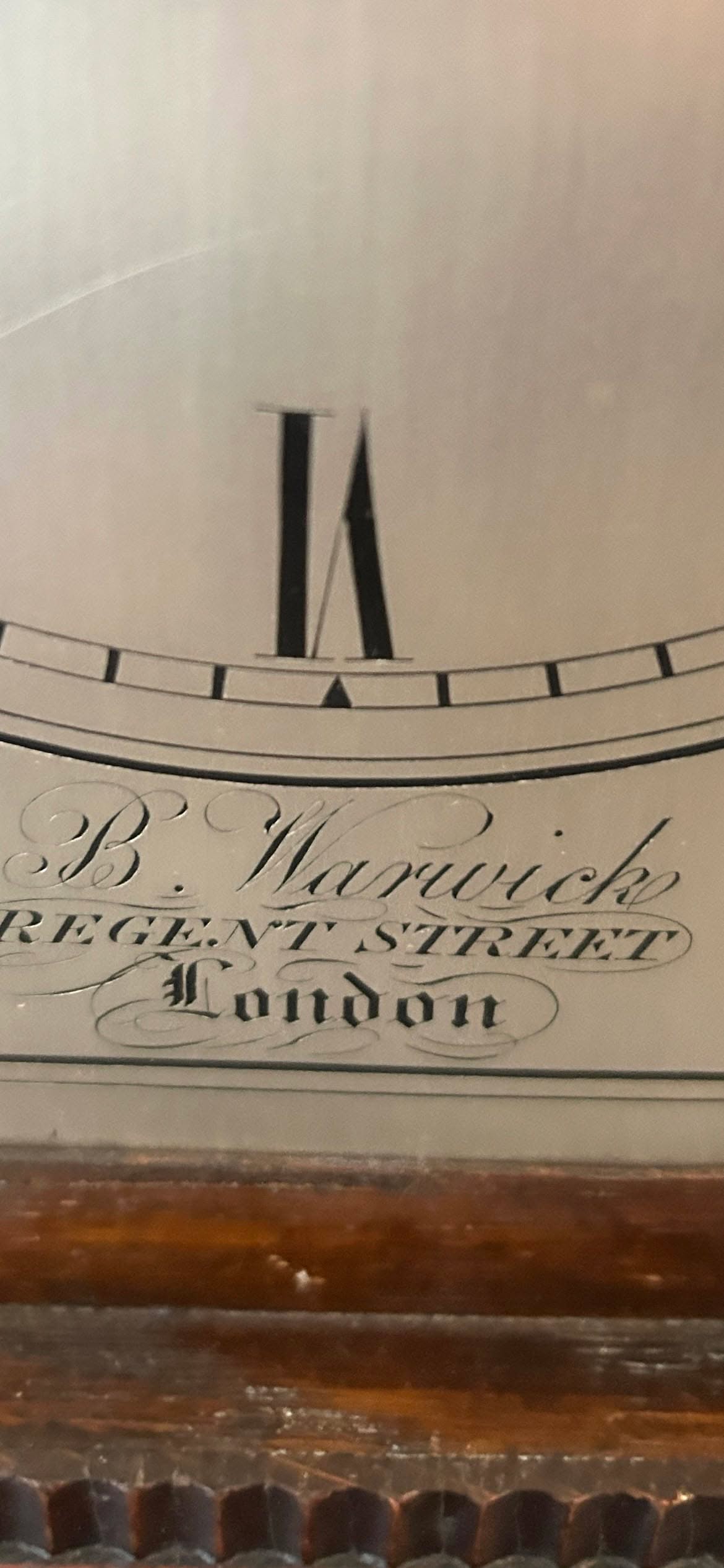 Regent Street, London Bracket Clock